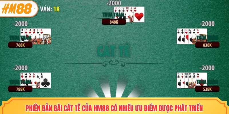 Phiên bản bài Cát Tê của HM88 có nhiều ưu điểm được phát triển