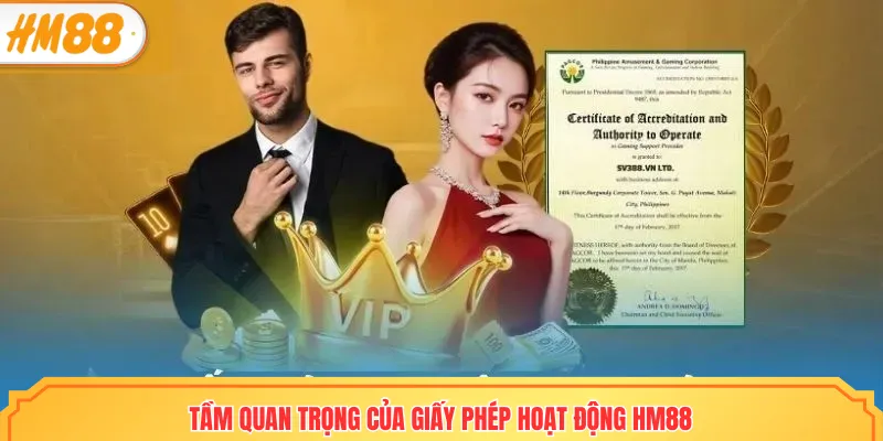 Tầm quan trọng của giấy phép hoạt động HM88
